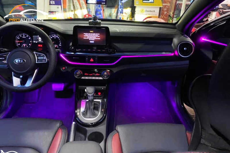 Độ led nội thất ô tô cho xe Kia Carnival