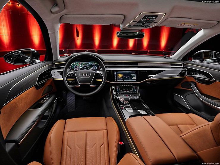 Nội thất bên trong của Audi A8L 2022