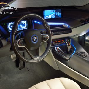 Đổi màu nội thất chi tiết xe BMW i8
