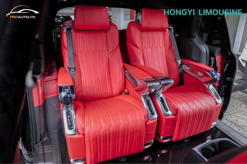 Độ ghế Limousine HongYi giúp massage thư giãn