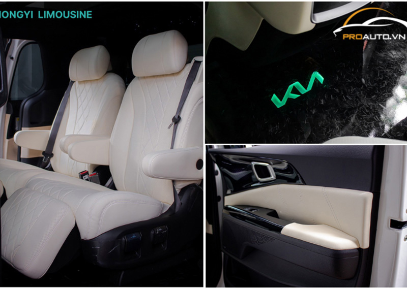 Độ ghế Limousine cho xe Hyundai Custin gói cơ bản